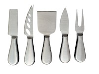 Set de Cuchillos de Acero para Quesos Embutidos Charcuteria